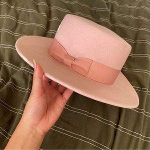 Lack of color pink hat